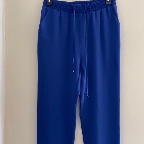 Royal Blue Forever 21 Drawstring Pants - Picture 6 of 7